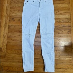 Hudson Jeans Women's Skinny Jeans in White